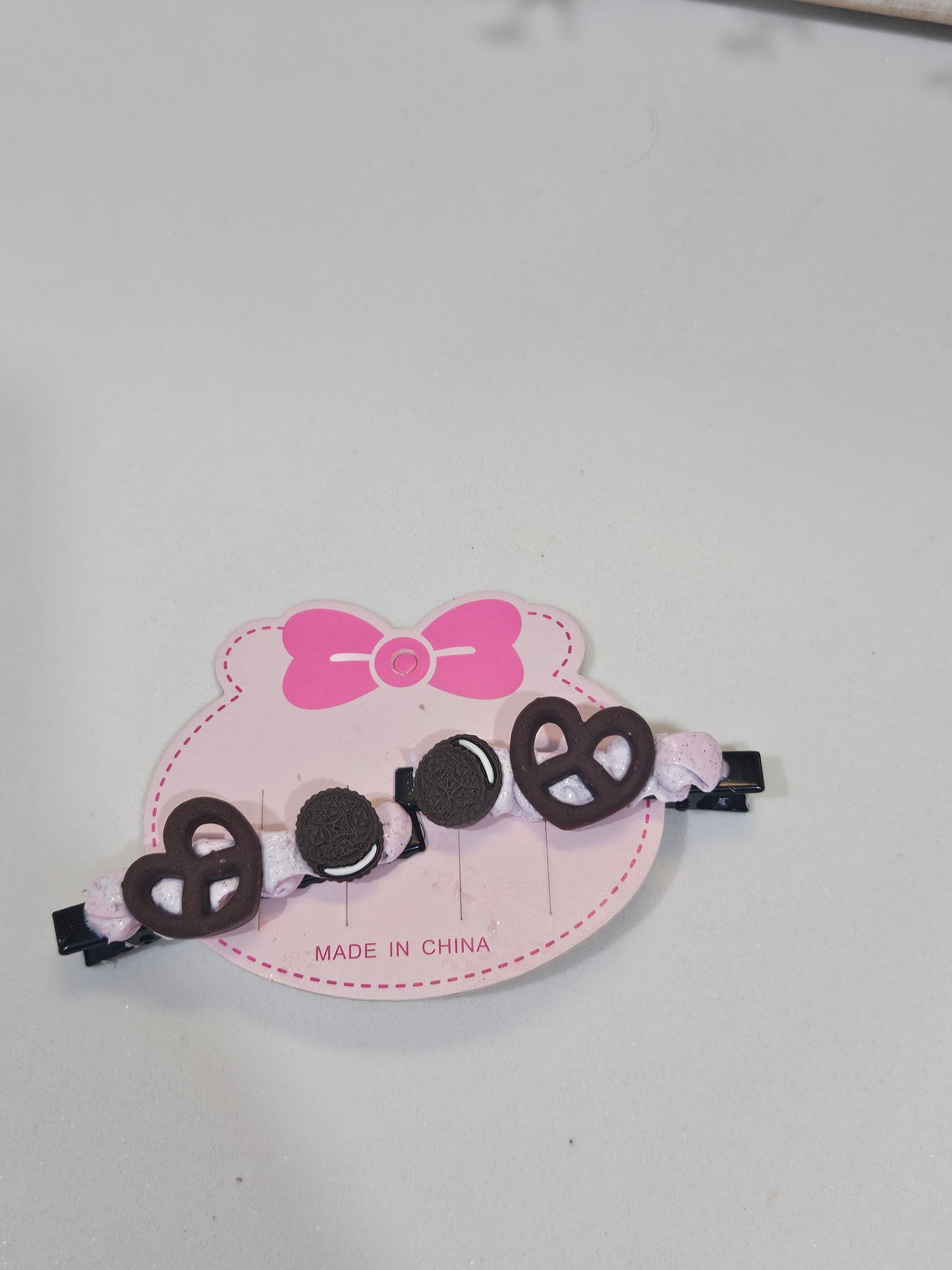 Purple delight decoden hair clip