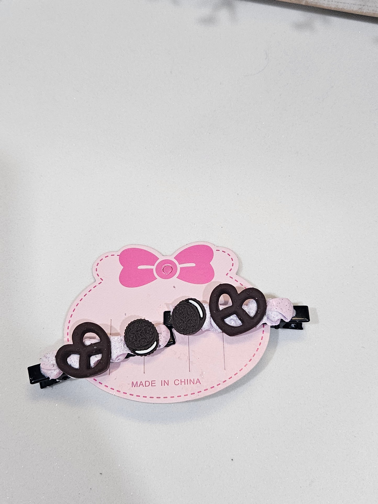 Purple delight decoden hair clip