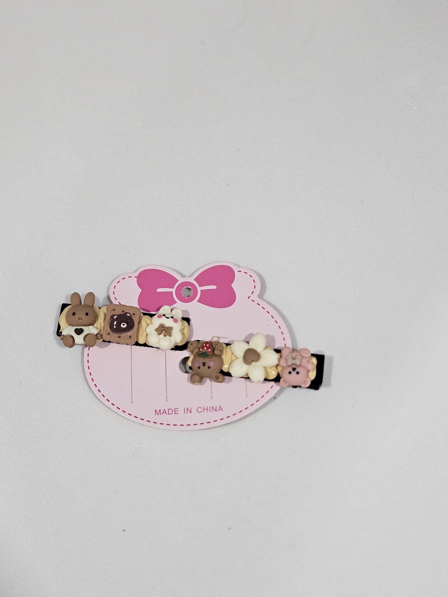 Bunny Bakery hair clip