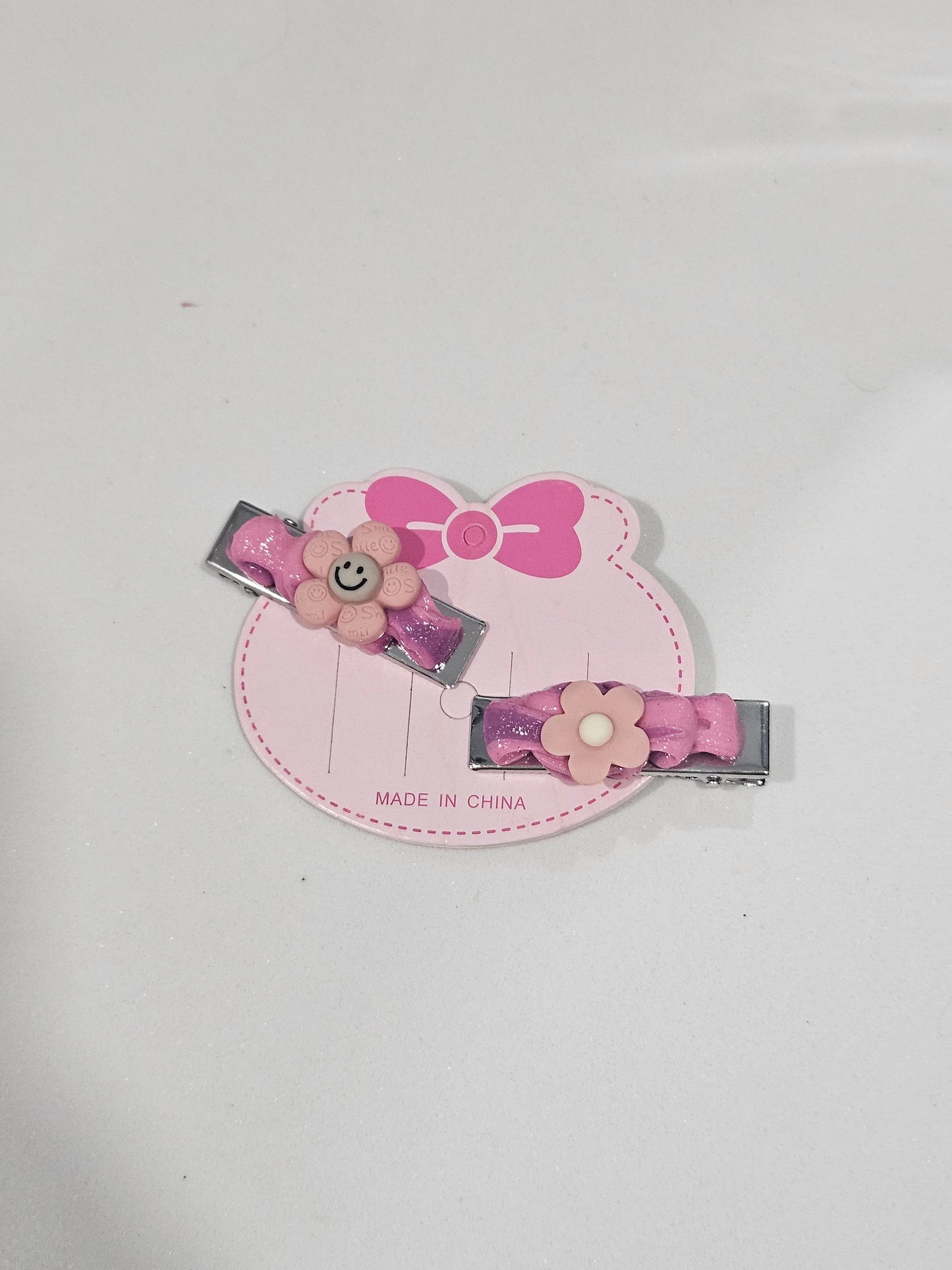 Two Tone Flower decoden hair clip