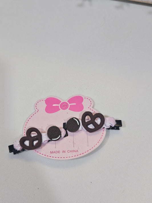 Purple delight decoden hair clip