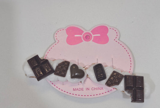 White Chocolate decoden hair clip