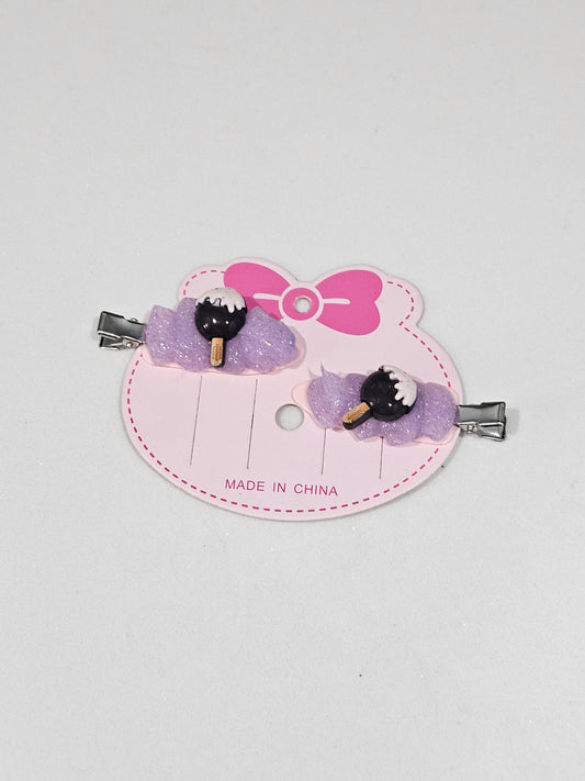 Chocolate popsicle clips