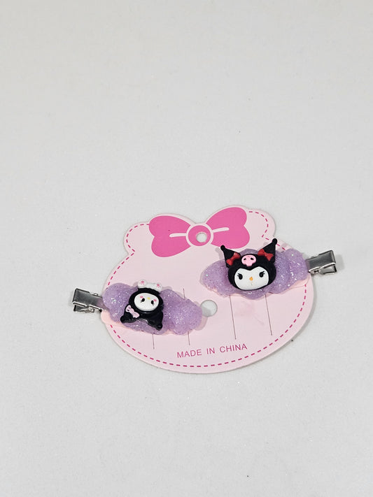 Kuromi wide clips