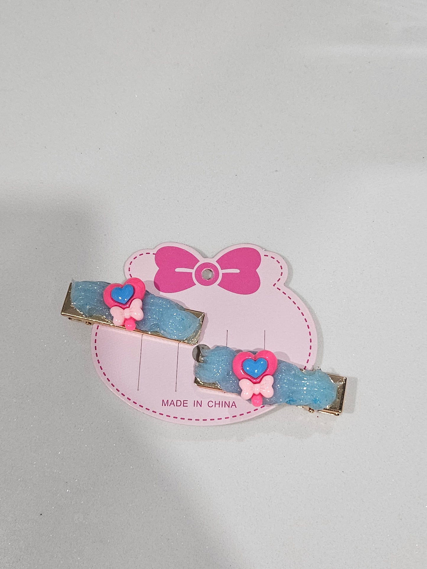 Blue Lollipop alligator clip