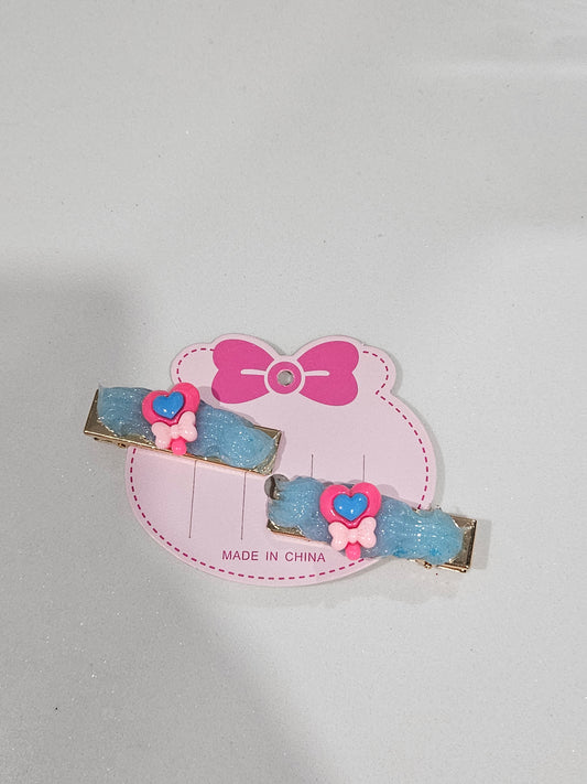 Blue Lollipop alligator clip