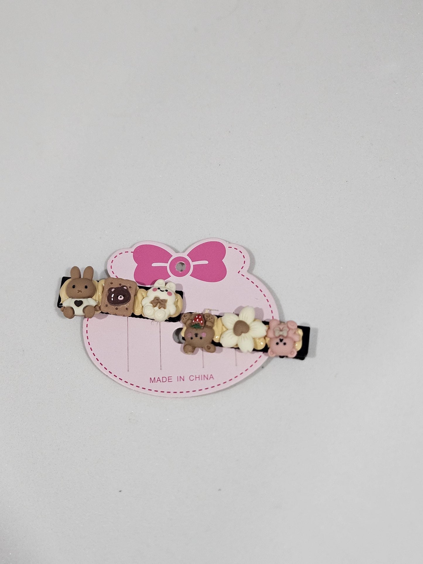 Bunny Bakery hair clip