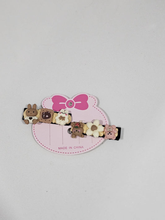 Bunny Bakery hair clip