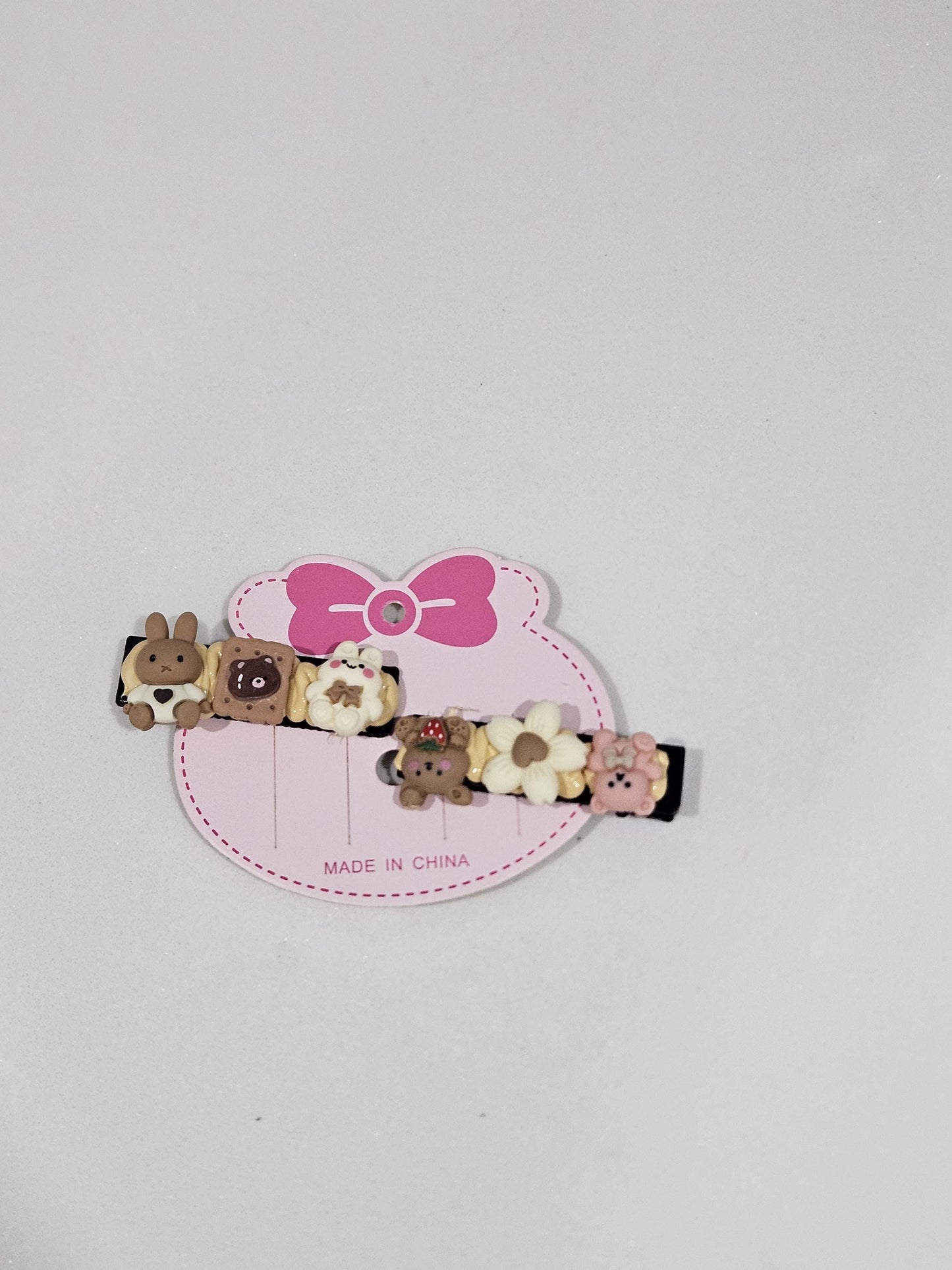 Bunny Bakery hair clip